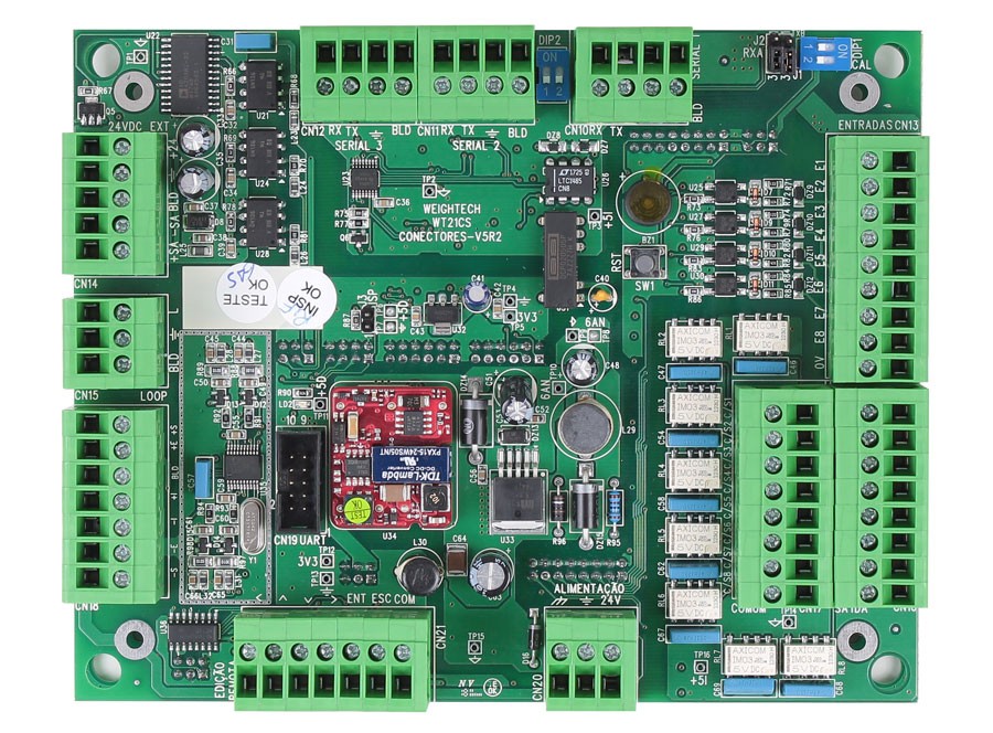 Placa Principal com Conectores