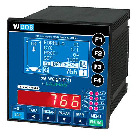 Indicador de pesagem W-DOS