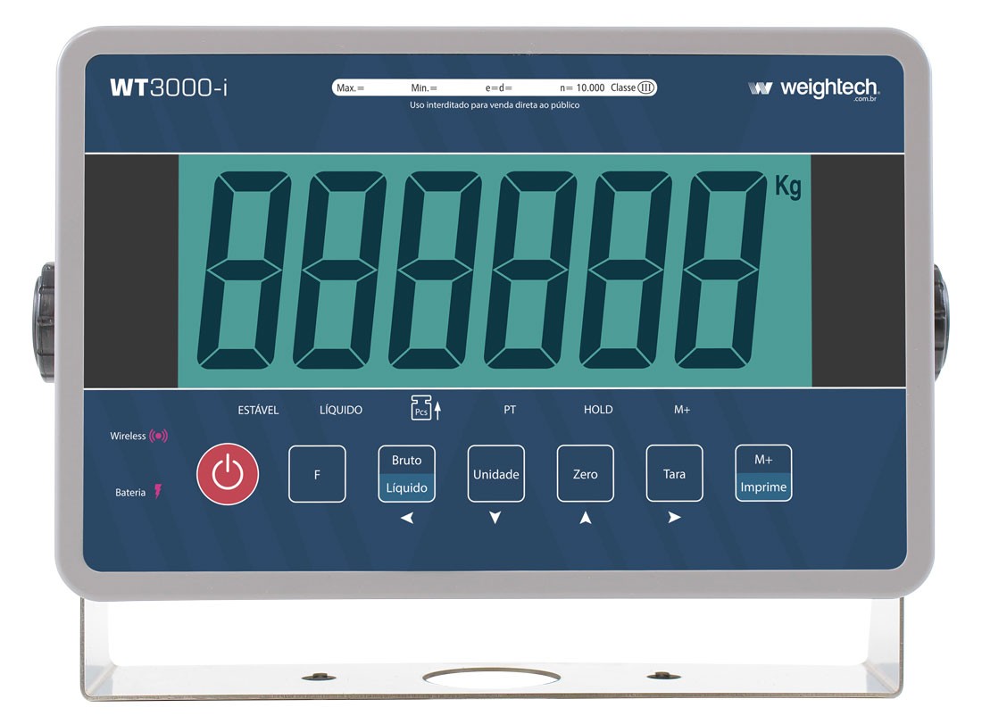 indicador de pesagem wt3000 abs alimentação dc
