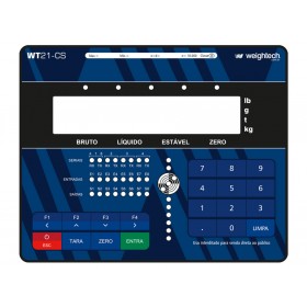 Painel completo com teclado