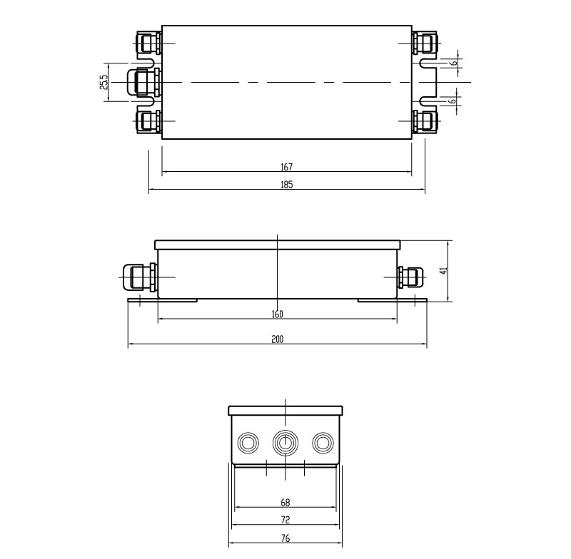 Caixa de junção WTX-4-H