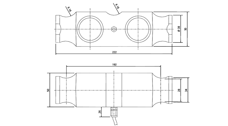 Célula de carga Double Ended Shear Beam Berman BM Célula de carga Berman BM