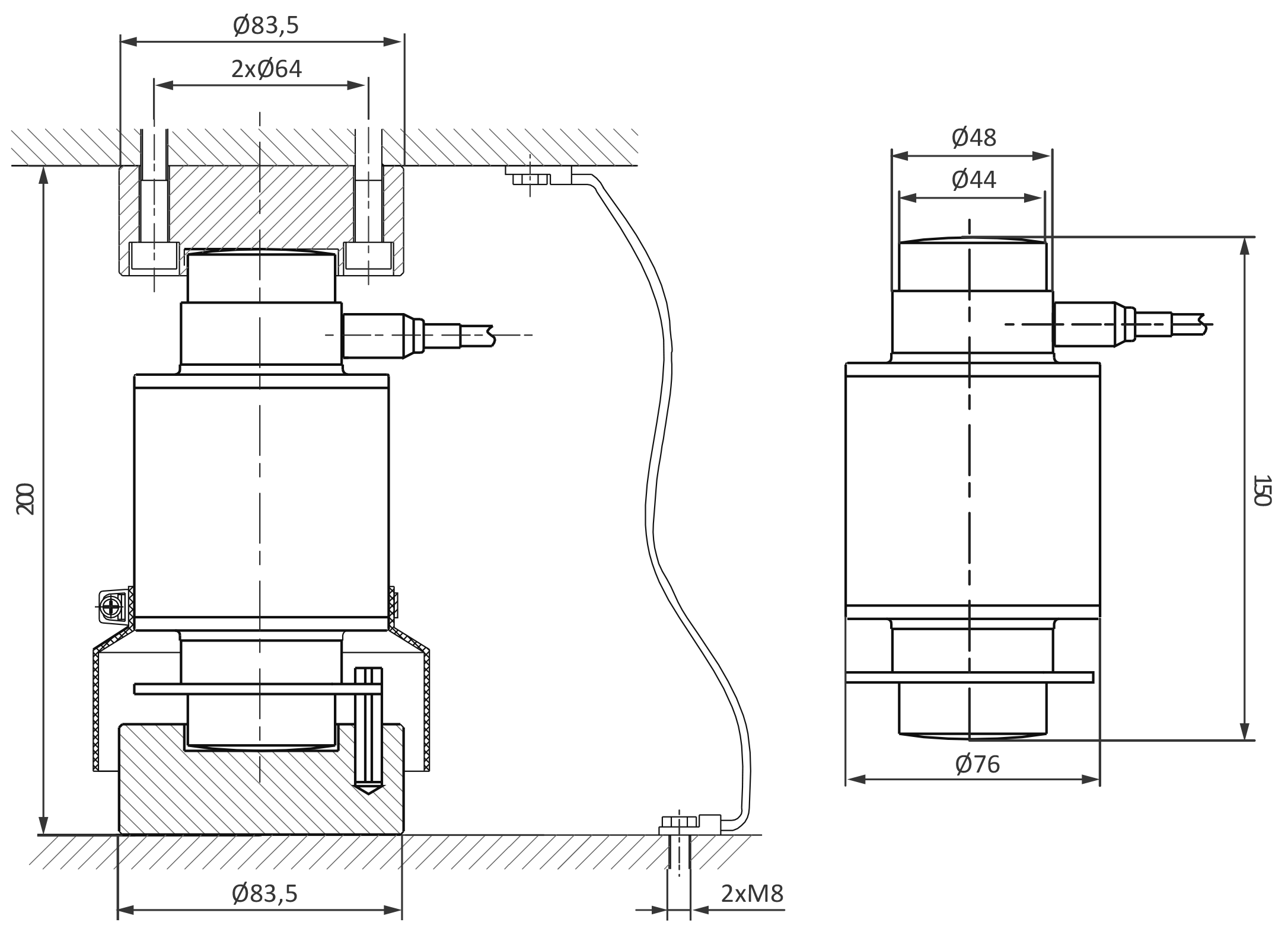 célula de carga rocker column BRP