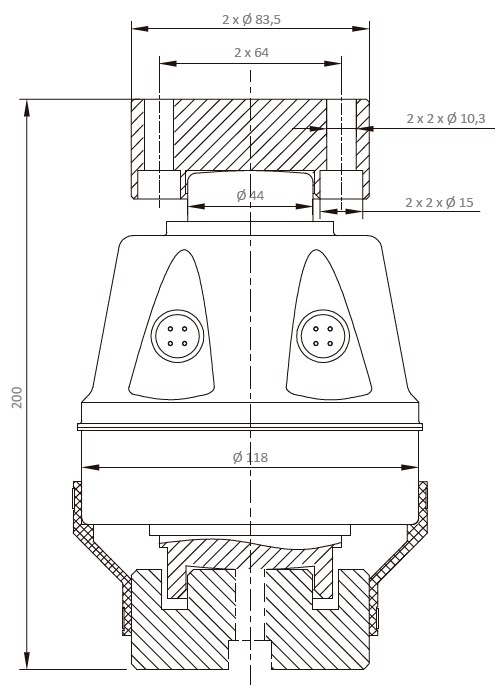 Célula de carga Rocker Column BSDS