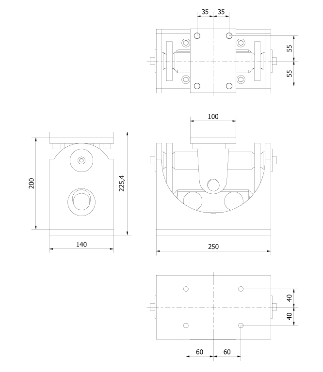 Suporte de pesagem SIP-BM 10T