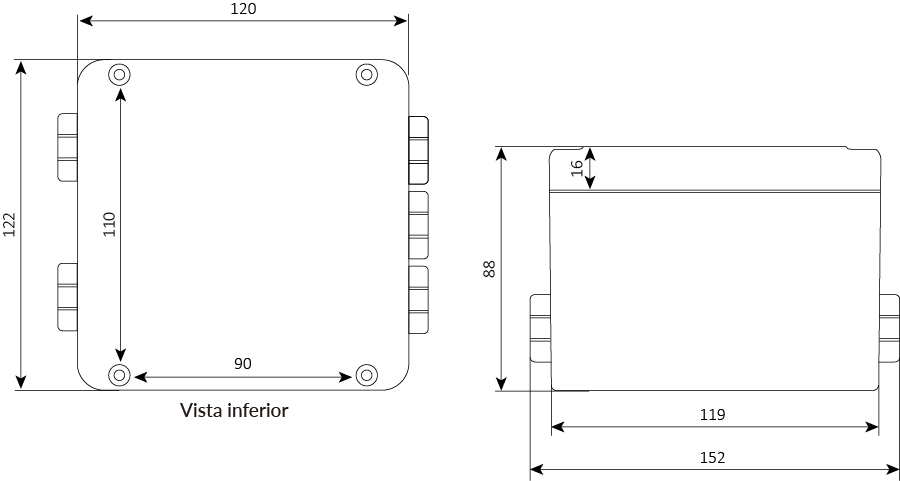Transmissor de peso WT-BT-BR Transmissor de peso WT-BT-BR